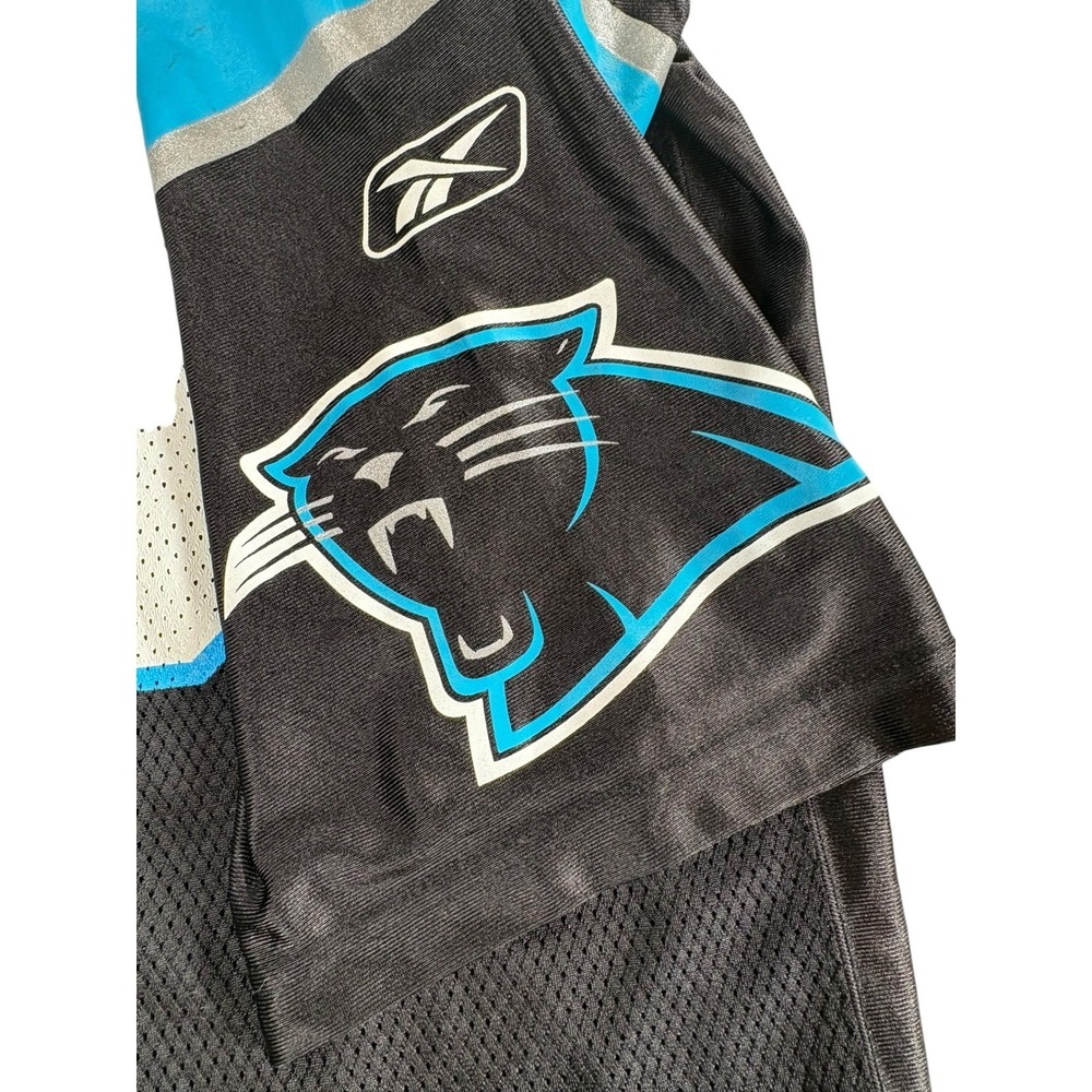 Reebok NFL Carolina Panthers Steve Smith 89 Jersey Mens XXL Black Mesh Football - Picture 7 of 13